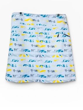 ***SOLD*** CUTTER & BUCK Womens Striped Cove Pull On Skort